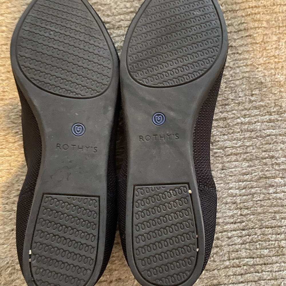 Black Rothy’s flat size 7.5 - Picture 3 of 3